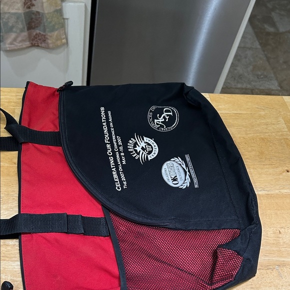 Black and Red Tote Bag - Picture 9 of 14